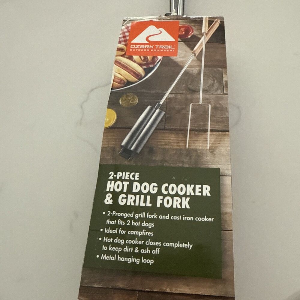 2 Piece Hot Dog Cooker & Grill Fork Ozark Trail